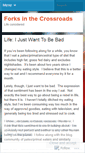 Mobile Screenshot of forksinthecrossroads.wordpress.com