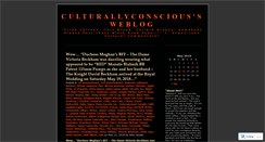 Desktop Screenshot of culturallyconscious.wordpress.com