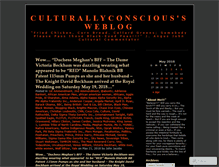 Tablet Screenshot of culturallyconscious.wordpress.com