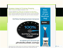 Tablet Screenshot of blogspam.wordpress.com