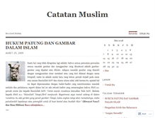 Tablet Screenshot of catatanmuslim.wordpress.com