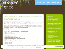 Tablet Screenshot of geekchef.wordpress.com