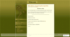 Desktop Screenshot of mirandome.wordpress.com