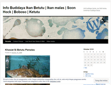 Tablet Screenshot of betutumalas.wordpress.com