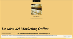 Desktop Screenshot of pilpila.wordpress.com