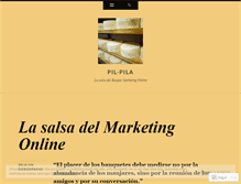 Tablet Screenshot of pilpila.wordpress.com