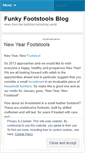 Mobile Screenshot of funkyfoot01.wordpress.com