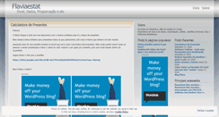 Desktop Screenshot of flaviaestat.wordpress.com