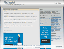 Tablet Screenshot of flaviaestat.wordpress.com