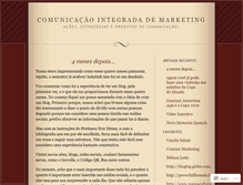 Tablet Screenshot of comintemark.wordpress.com