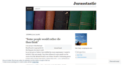 Desktop Screenshot of jurasstastic.wordpress.com