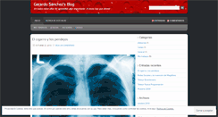 Desktop Screenshot of gerardosanchez.wordpress.com