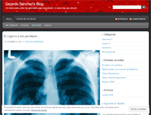 Tablet Screenshot of gerardosanchez.wordpress.com