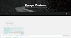 Desktop Screenshot of dibutuhkanpustakawan.wordpress.com