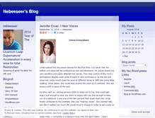Tablet Screenshot of nebeeseer.wordpress.com