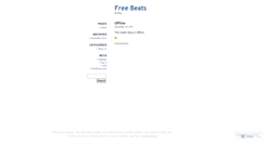 Desktop Screenshot of freebeats.wordpress.com