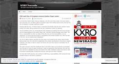 Desktop Screenshot of kxro.wordpress.com