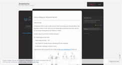 Desktop Screenshot of jkwarduino.wordpress.com