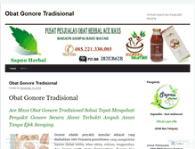 Tablet Screenshot of obatgonoretradisional.wordpress.com