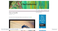 Desktop Screenshot of chagutierrez.wordpress.com