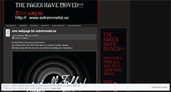 Desktop Screenshot of extremmetal.wordpress.com