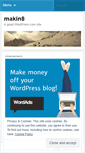 Mobile Screenshot of makin8.wordpress.com