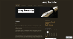 Desktop Screenshot of amyforester.wordpress.com