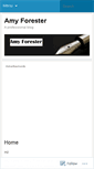 Mobile Screenshot of amyforester.wordpress.com