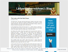 Tablet Screenshot of ladywiththeredshoes.wordpress.com