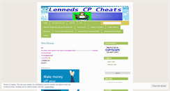 Desktop Screenshot of lennedscpcheats.wordpress.com