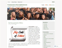 Tablet Screenshot of consciousincompetence.wordpress.com