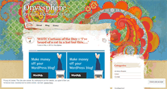 Desktop Screenshot of onyxsphere.wordpress.com