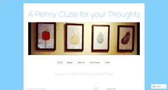 Desktop Screenshot of apennycluseforyourthoughts.wordpress.com