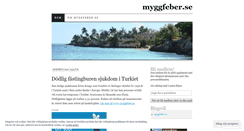 Desktop Screenshot of myggfeber.wordpress.com