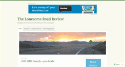 Desktop Screenshot of lonesomeroadreview.wordpress.com