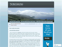 Tablet Screenshot of bootcampguru.wordpress.com