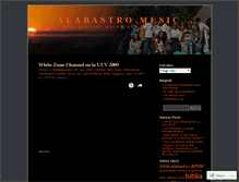 Tablet Screenshot of alabastromusic.wordpress.com