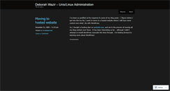 Desktop Screenshot of deborahwazir.wordpress.com