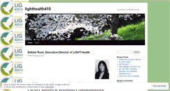 Desktop Screenshot of lighthealth410.wordpress.com