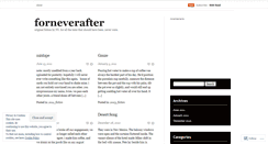 Desktop Screenshot of forneverafter.wordpress.com