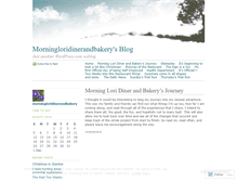 Tablet Screenshot of morningloridinerandbakery.wordpress.com