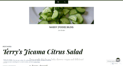 Desktop Screenshot of nassyfoodblog.wordpress.com