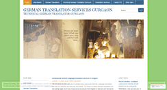 Desktop Screenshot of germantranslationgurgaon.wordpress.com