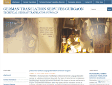 Tablet Screenshot of germantranslationgurgaon.wordpress.com