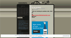 Desktop Screenshot of fashionizta.wordpress.com