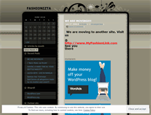 Tablet Screenshot of fashionizta.wordpress.com