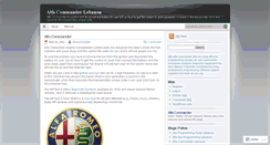 Desktop Screenshot of alfacommander.wordpress.com