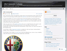 Tablet Screenshot of alfacommander.wordpress.com