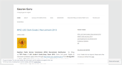 Desktop Screenshot of gauravguru.wordpress.com