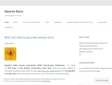 Tablet Screenshot of gauravguru.wordpress.com